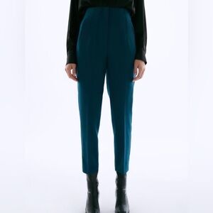 Zara Blue Teal High Waisted Pants Size M